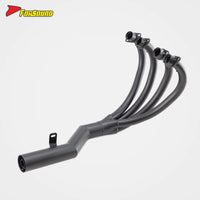 For HONDA CB750K Fit 1969-1978 Full-System Exhaust Pipe Retro-Style Motorcycle Heat Resistant Black OEM Wholesale Customizable