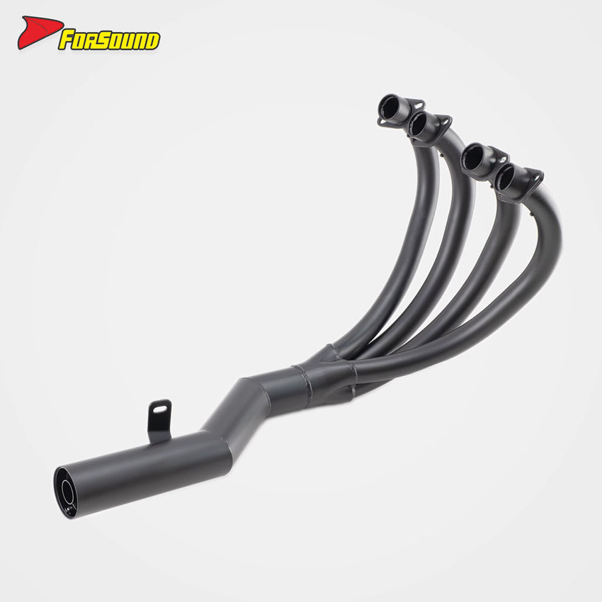 For HONDA CB750K Fit 1969-1978 Full-System Exhaust Pipe Retro-Style Motorcycle Heat Resistant Black OEM Wholesale Customizable