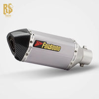 RS Locomotive Modified 51Mm Universal Exhaust Pipe Short Hexagonal Single Hole Tail Section NINJA400 CBR650R RC3