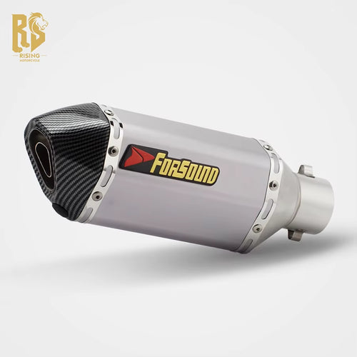 RS Locomotive Modified 51Mm Universal Exhaust Pipe Short Hexagonal Single Hole Tail Section NINJA400 CBR650R RC3
