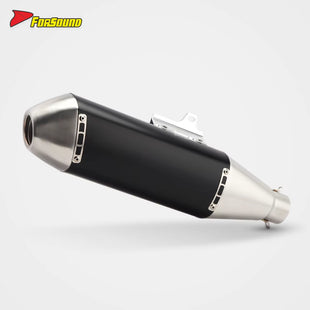 FORSOUND Universal Off-Road Motorcycle Exhaust Pipe Stainless Steel FMF Long Neck Tail Section Escape Retrofit/Upgrade Fit