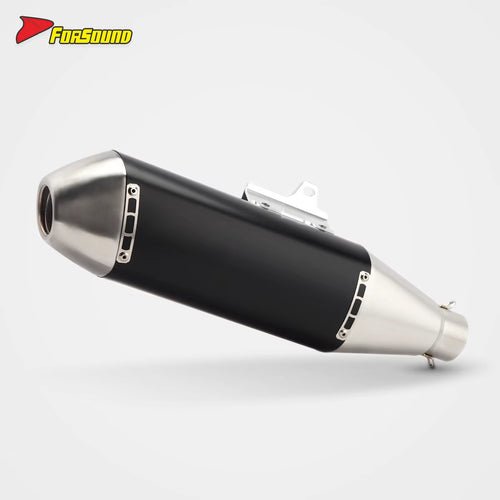 FORSOUND Universal Off-Road Motorcycle Exhaust Pipe Stainless Steel FMF Long Neck Tail Section Escape Retrofit/Upgrade Fit
