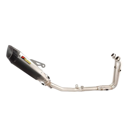 Stainless Steel Carbon Fiber Frosted Muffler Exhaust Pipe Motorcycle CFMOTO 450SR/NK
