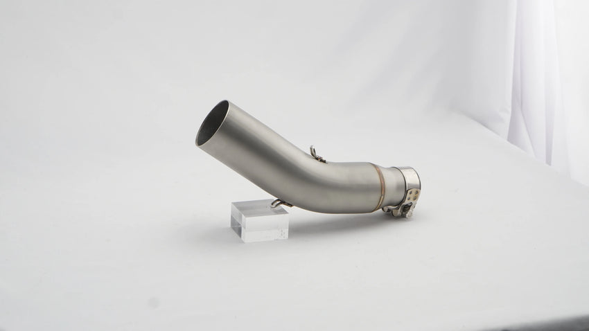 For HAOJUE SUZUKI GSX250R Stainless Steel 60Mm Caliber Motorcycle Mid-Section Exhaust Compatible with Original Front Section