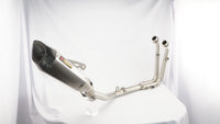 For 450SR Silver Stainless Steel Carbon Fiber Tip TSS Full System Exhaust 2022-2025 Motorcycle Replacement Supersport Riding