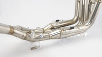 Forsound for S1000RR/S1000R 2010 Carbon Fiber Stainless Steel Exhaust Pipe New Compatible Retrofit/Upgrade Rear Front-Mid