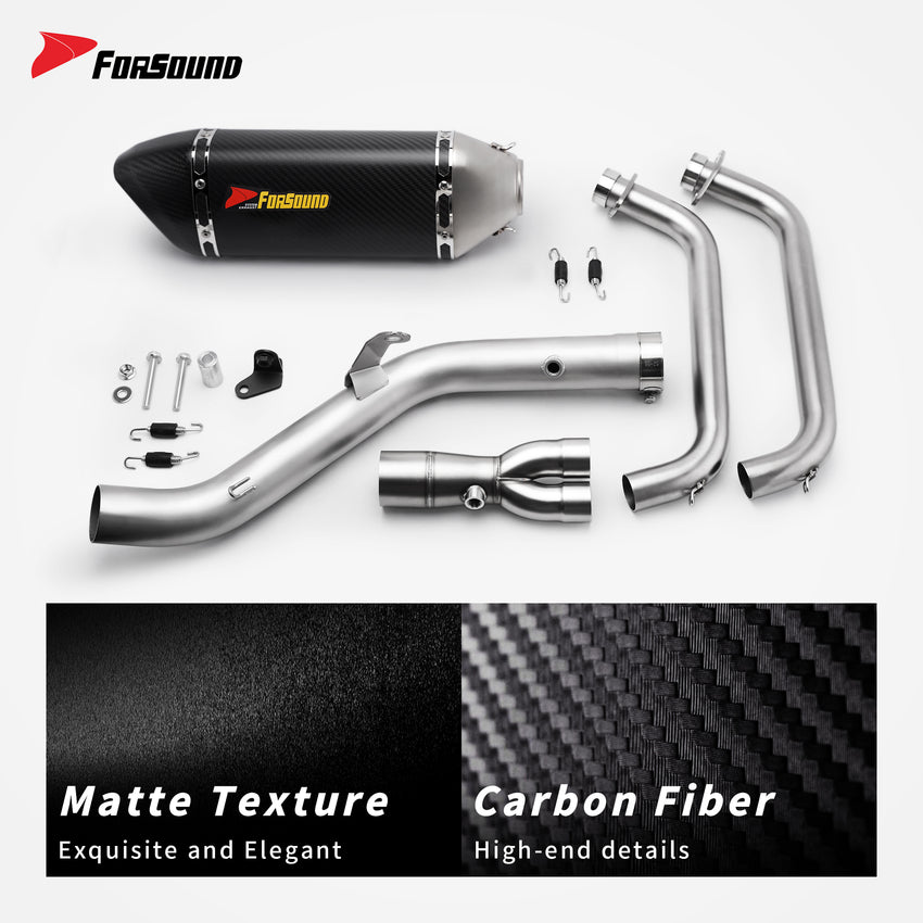 Yamaha MT07 Full Exhaust System Forsound Factory Wholesale Price