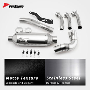Yamaha MT09 Front And Middle Section Exhaust System Forsound Factory Wholesale Price