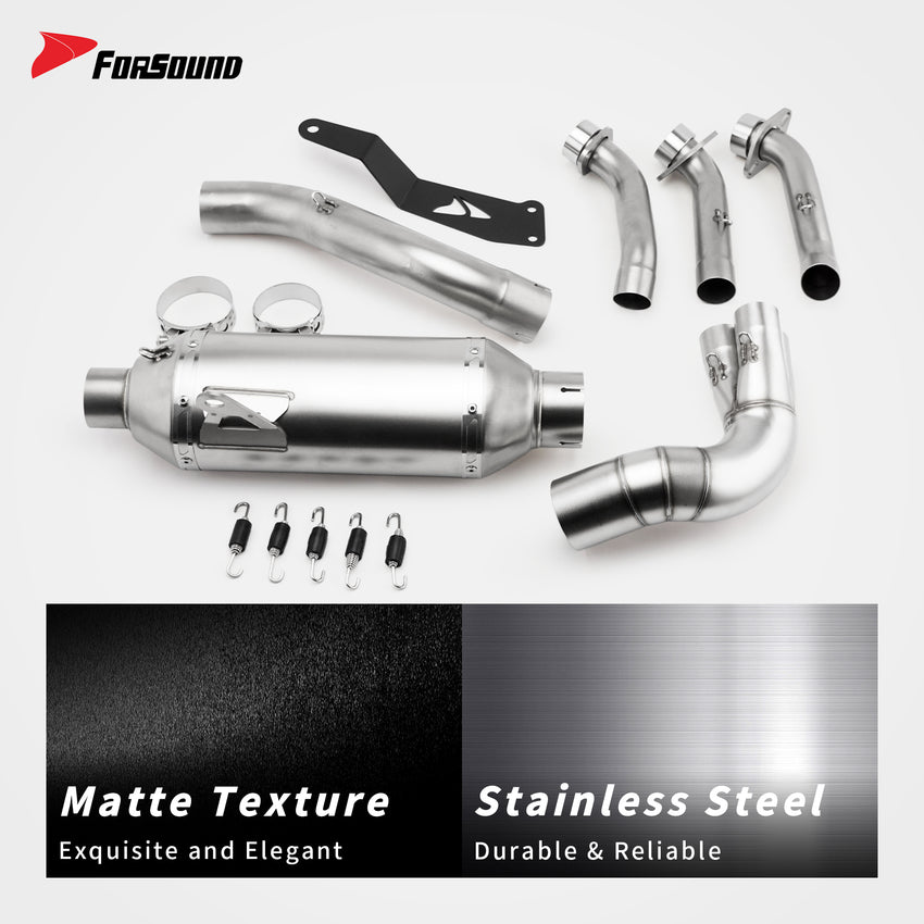Yamaha MT09 Front And Middle Section Exhaust System Forsound Factory Wholesale Price