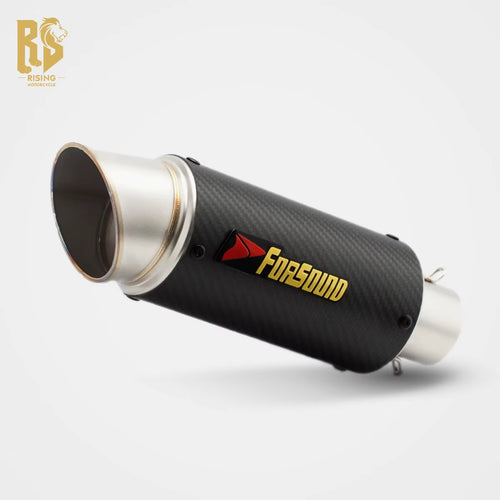 New Condition Universal Motorcycle Oblique Barrel Modified Exhaust Muffler Customizable Slip-On Loud Sound OEM ODM