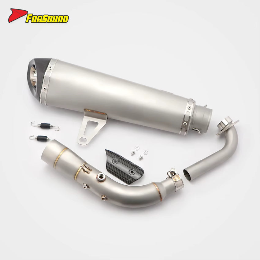 For X-MAX Stainless Steel 51Mm Exhaust Full Motorcycle Exhaust System
