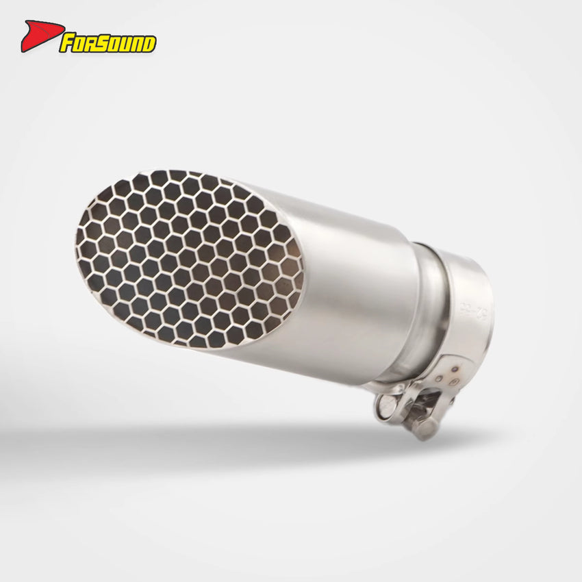 FORSOUND Kawasaki Z900 Euro Version Honeycomb Tailpipe Dual Oxygen Sensor Full System Exhaust Stainless Steel 2017-2026 Model