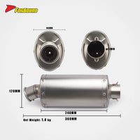 New Forsound for Monkey 125 Stainless Steel Immortal Bird-Style Full Exhaust System Deep Mellow Exhaust Note Urban Commute