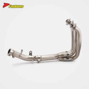 สำหรับท่อไอเสียส่วนหน้า-กลางทำจากไทเทเนียมอัลลอย KAWASAKI ZX-6R ท่อไอเสียหลัง OEM - ท่อไอเสียที่เข้ากันได้พร้อมขายึด