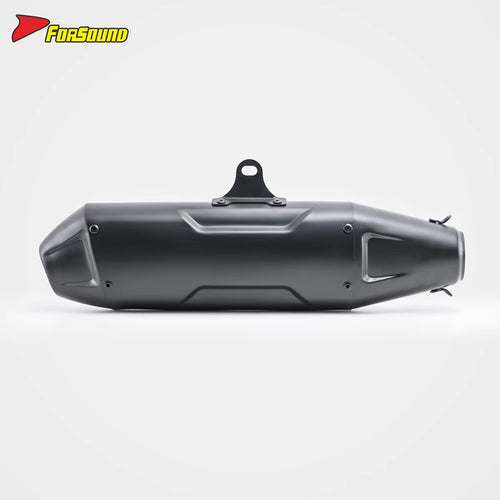 RS Original Universal Stainless Steel Muffler Exhaust Pipe New Condition DB Killer for XMAX300 R6 R25 CBR400R ADV150 CRF300