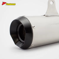 RS Original Universal Exhaust Pipe Tail Section for 450Sr 675Nk Ninja 400 703RR New Condition Made of Carbon Fiber