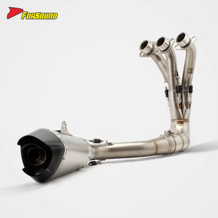 Yamaha MT09 Exhaust Oxygen Sensor Silvery SS Full Motorcycle System Slip-On Racing Muffler ODM&OEM TI Carbon 2013-2025 Mt-09 SC