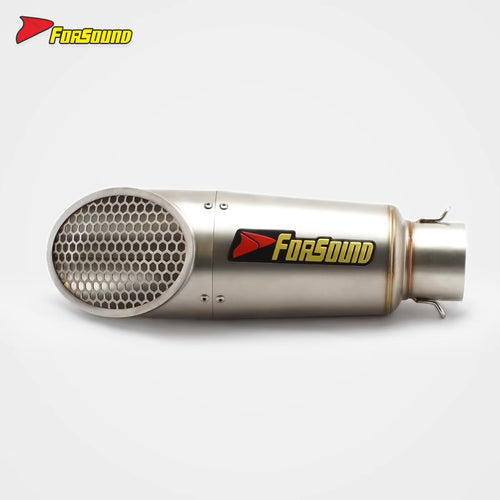 Stainless Steel Mini Honeycomb Exhaust Pipe for Motorcycle Mountain Running Ninja 4 Z900 R3 R15