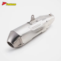 RS Universal Stainless Steel 51Mm Caliber Motorcycle Exhaust Pipe Muffler DB Killer for XMAX300 R6 R25 CBR400R ADV150 CRF300