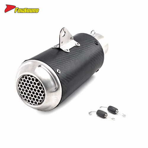 For YAMAHA MT03 Stainless Steel Carbon Fiber 51Mm 2-Into-1 Header Full System Yamaha R3 Performance Racing Exhaust Kit ODM&OEM