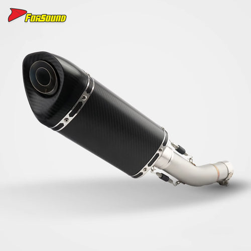 For SUZUKI GSX250R Gsx 250R GSX250 51Mm Stainless Steel Exhaust System Carbon Fiber Motorcycle Exhaust Muffler Factory Direct