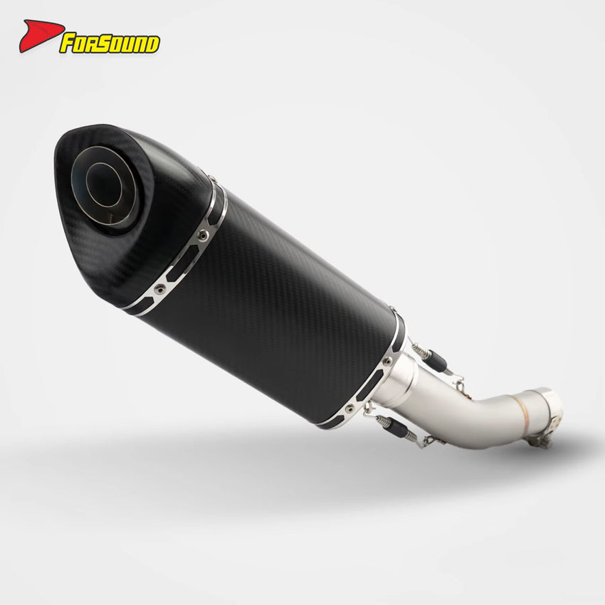 For SUZUKI GSX250R Gsx 250R GSX250 51Mm Stainless Steel Exhaust System Carbon Fiber Motorcycle Exhaust Muffler Factory Direct