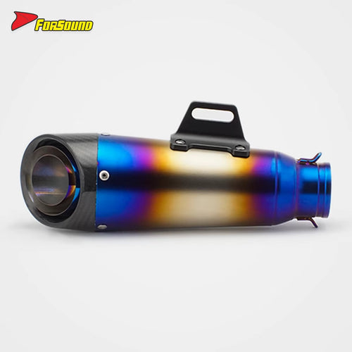 RS for Motorcycle Exhaust Pipe Modification for SC round Mouth Tail MT09 Z 900 450SR Race 600 R3 Ninja Zx-4R
