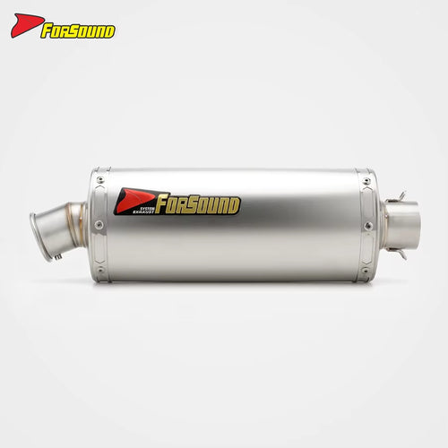 Stainless Steel Carbon Fiber 51Mm Exhaust Pipe Universal Motorcycle Pipe