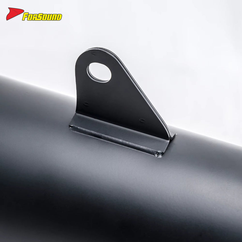 Stainless Steel Black Spray Paint 51Mm LV-10 End Can Exhaust Pipe Universal for Motorcycle Pipe