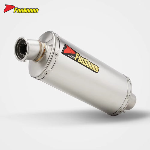 Stainless Steel Carbon Fiber 51Mm Exhaust Pipe Universal Motorcycle Pipe