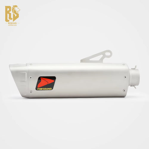 RS for Motorcycle Exhaust Pipe Tail Section Modified R1 Stainless Steel 51/60Mm Caliber Competitive Street Mountain Running New