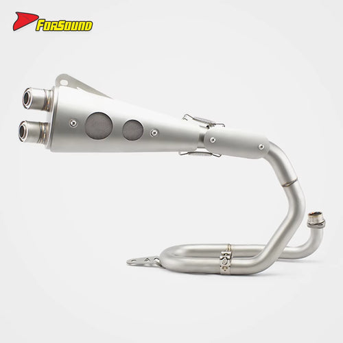 FORSOUND ใหม่สำหรับ Monkey 125 ท่อคู่ ระบบท่อไอเสียเต็มชุด เสียงท่อทุ้มนุ่มสไตล์วินเทจ ใช้ในเมืองได้พอดี ปรับแต่งได้