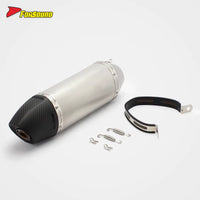Universal 51Mm Slip-On Muffler Stainless Steel Carbon Fiber Air Outlet Fit Off-Road Sport Motorcycle OEM ODM KTM790/890 Triumph