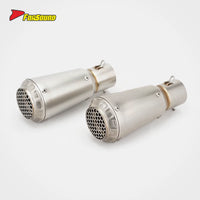For 500SR VOOM Exhaust Full Honeycomb Small Horn Tailpipe 2024-2025 Sportbike Slip Racing Muffler Stainless Steel