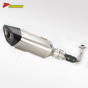 สำหรับท่อไอเสียสแตนเลส X-MAX ขนาด 51 มม. แบบฟูลซิสเต็มสำหรับรถจักรยานยนต์