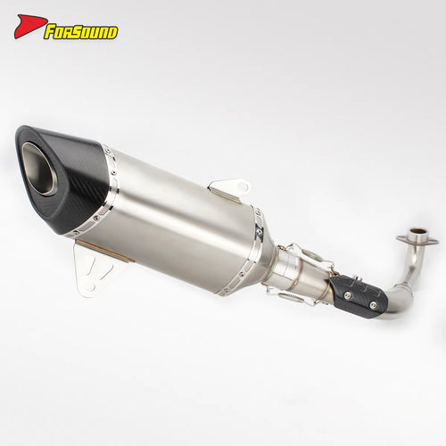 For X-MAX Stainless Steel 51Mm Exhaust Full Motorcycle Exhaust System