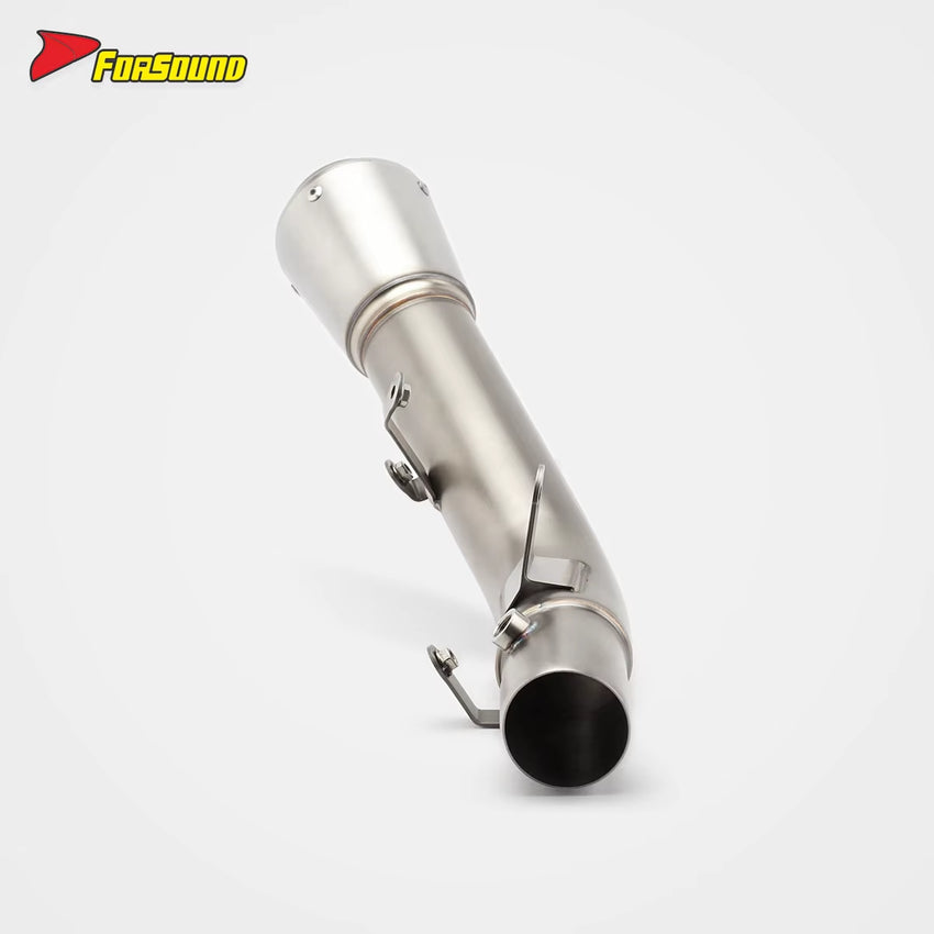 New Condition Modified Motorcycle 60Mm Mid-Tail Integrated Exhaust Muffler with DB Killer for KAWASAKI ZX-6R OEM Wholesale