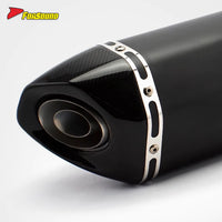 RS Universal 51Mm Caliber Stainless Steel Motorcycle Exhaust Pipe New Condition 300Mm Tailpipe for Z900 Z800 Z400