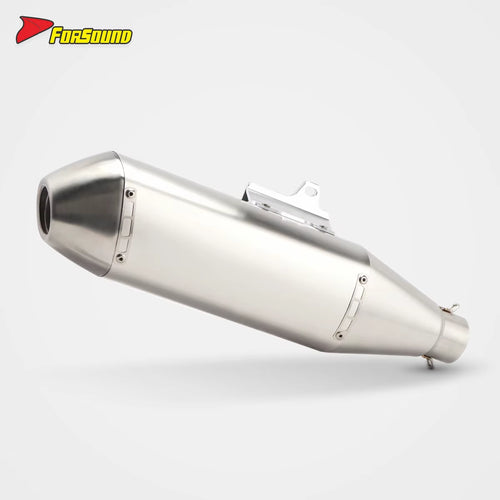 FORSOUND Universal Off-Road Motorcycle Exhaust Pipe Stainless Steel FMF Long Neck Tail Section Escape Retrofit/Upgrade Fit