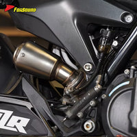 For KTM 790 890 Fit 2018-2025 Silvery Stainless Steel Motorcycle Exhaust Muffler with DB Killer Thundering Sound Customizable