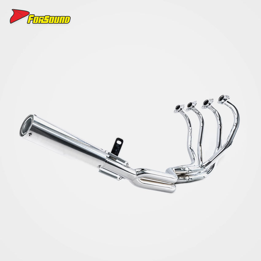 Exquisite and Heat Resistant Retro-Style Eires Model Electroplated Motorcycle Full System Exhaust Pipe for HONDA CBX400F