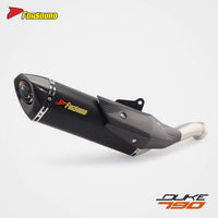 New Stainless Steel Hexagonal Carbon Spray Exhaust Pipe for KTM 790 Duke 890 Motorcycles