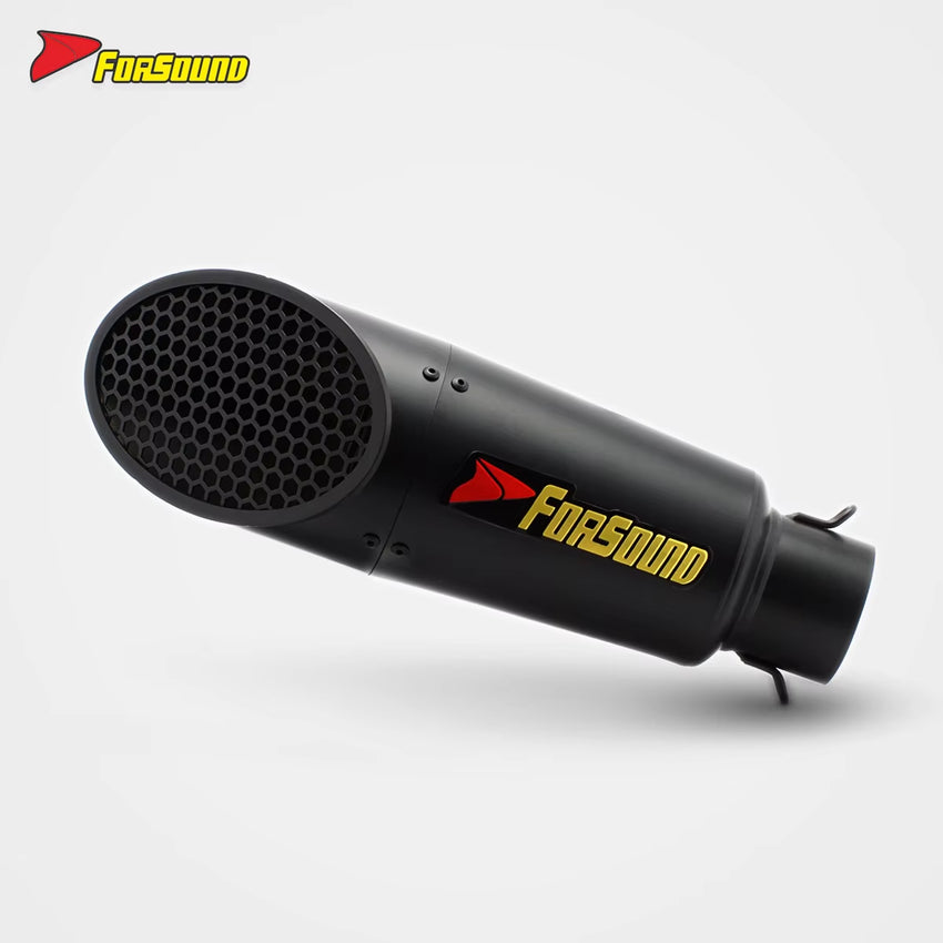 Stainless Steel Mini Honeycomb Exhaust Pipe for Motorcycle Mountain Running Ninja 4 Z900 R3 R15