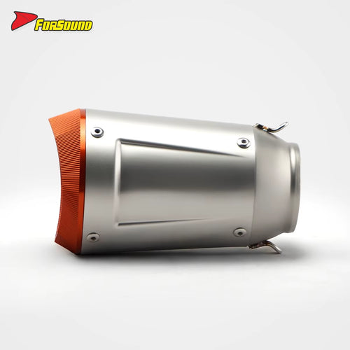 Stainless Steel 60Mm Angled Tail Section Exhaust Pipe for Universal Motorcycle Pipe