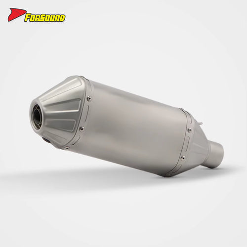 Stainless Steel 51Mm T148 Fish-Mouth End Can Exhaust Pipe Band Clamp Universal Motorcycle Pipe