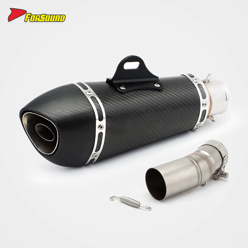 Stainless Steel 51Mm Exhaust Mid-Tail Exhaust Pipe for Kawasaki Ninja 400