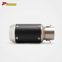 Stainless Steel Carbon Fiber 51Mm Mini GP End Can Exhaust Pipe Universal Motorcycle Pipe