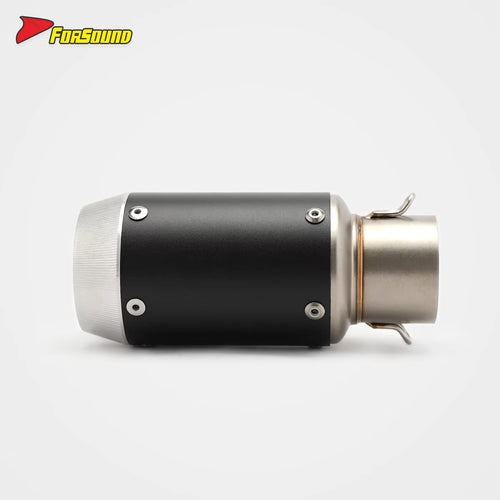 Stainless Steel Carbon Fiber 51Mm Mini GP End Can Exhaust Pipe Universal Motorcycle Pipe