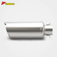 Stainless Steel 51Mm Car Mouth Young Lion End Can Exhaust Pipe Universal Motorcycle Pipe