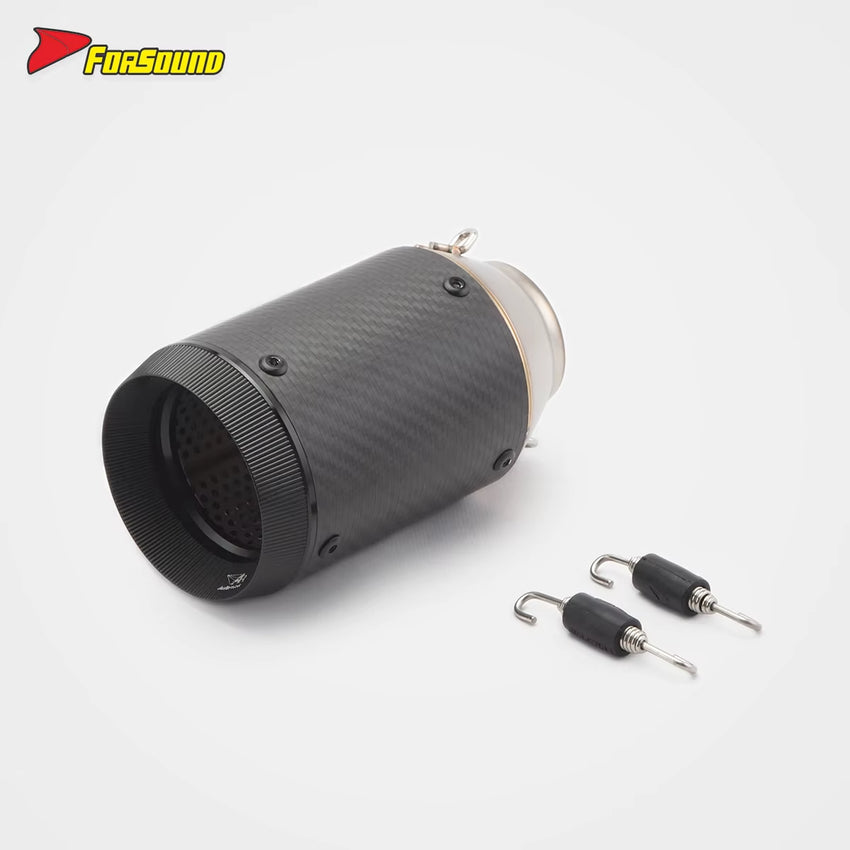 RS Original Ninja 400 Modified AR for Coke Can Barrel round Mouth Exhaust Pipe for Z900R3 675NK 703RR Motorcycles
